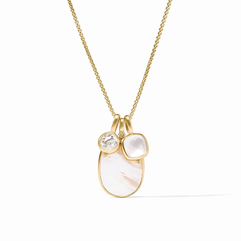 Kaleidoscope charm pendant-mother of pearl