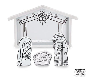 Color Me nativity