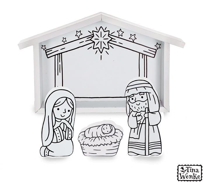 Color Me nativity