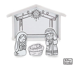 Color Me nativity