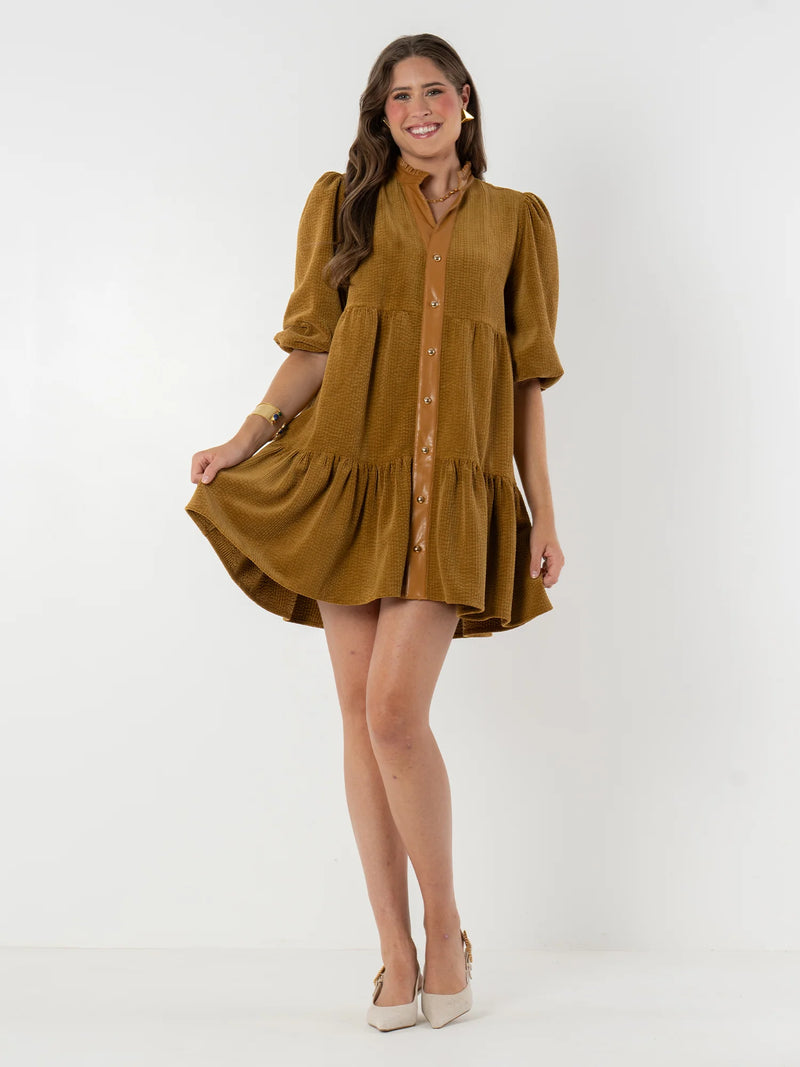 Sadie Dress- Tapenade