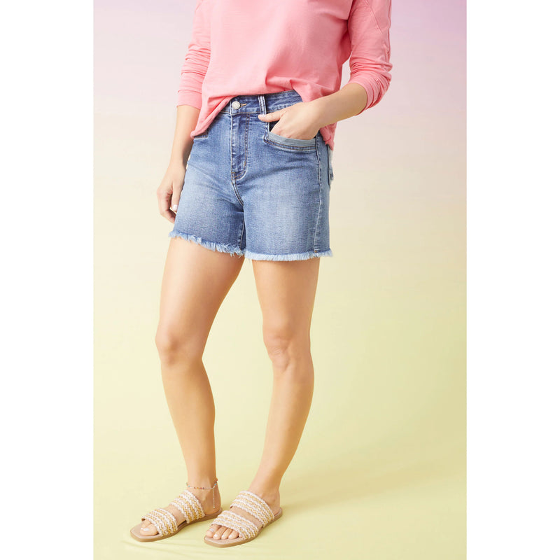 Everstrech shorts with fringe