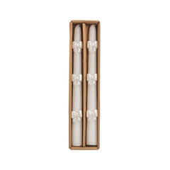 Bow taper candles