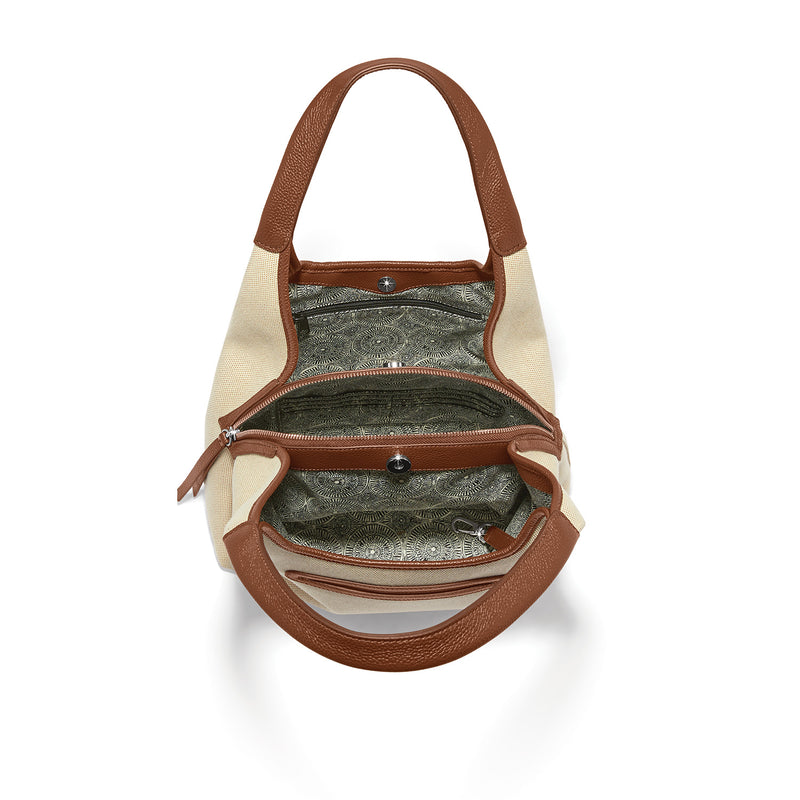 Bourbon Selene canvas Shoulder bag