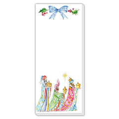 Wisemen Trio With Bow and HollySkinny Notepad
