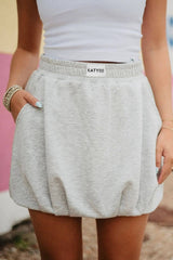 Gray Wholesale Scuba Skirt