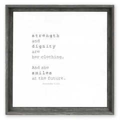 Strength and dignity- Wall art 12X12