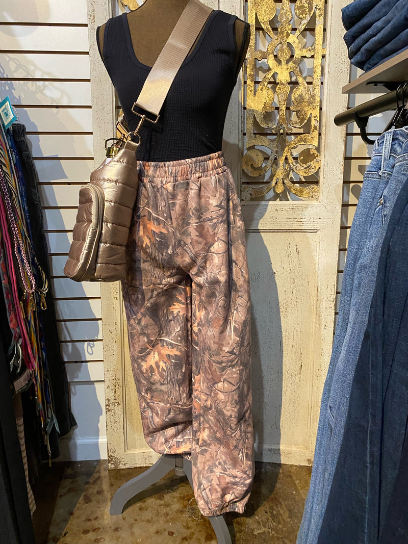 Camo sweat pants