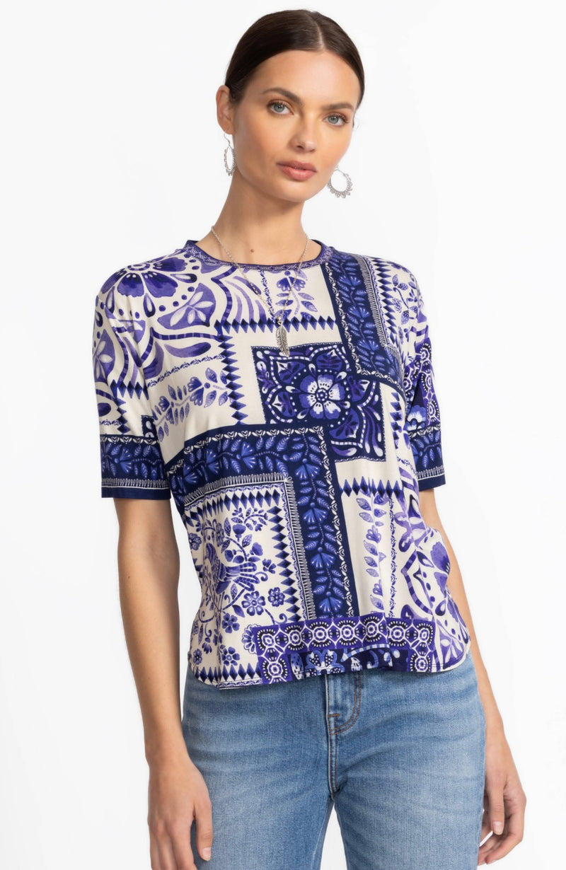 The Janie Favorite oversized cropped tee