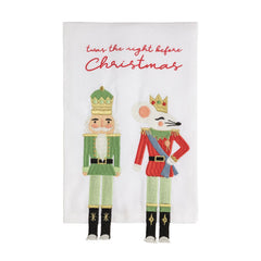 Nutcracker dangle leg towels