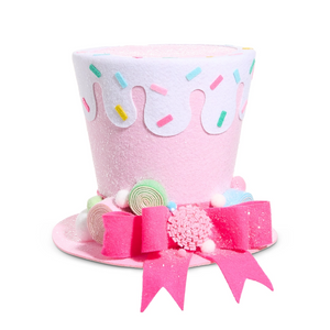 11” Pink top hat
