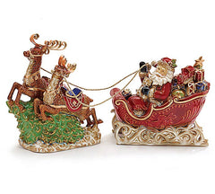 Santa in sleigh