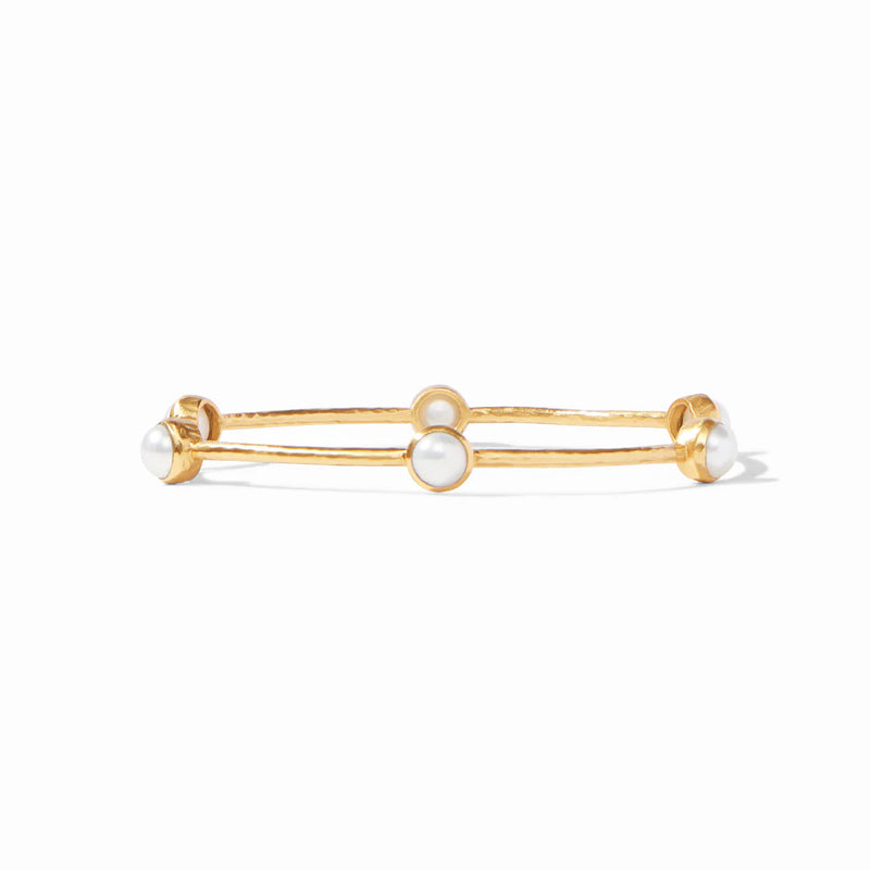 Milano Lux Bangle-Pearl