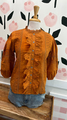 Eyelet Embroidered top