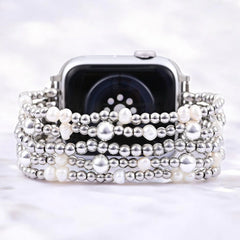 Stretch beaded Apple Watch band