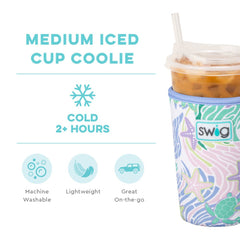 Sea Swirl Iced Cup Coolie (Medium)