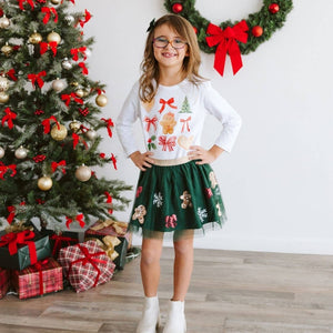 Emerald Green Velvet Bow Christmas Clip - Hair Bows