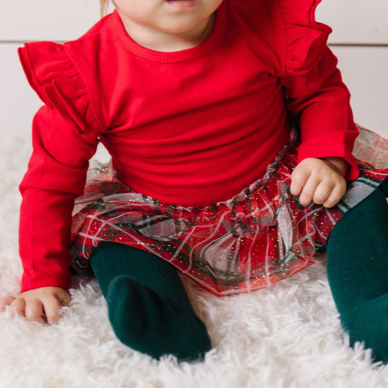 CHIRSTMAS PLAID TUTU DRESS