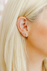 Screwback Stud Earrings - Tulip Cowgirl Boot