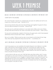 STAY Devotional: God's Presence and Promises