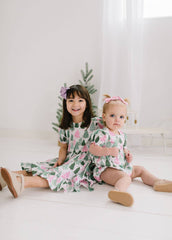 Aura Poplin Dress in Christmas Tree