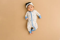 Blue Blooms bamboo sleeper (bow not included)