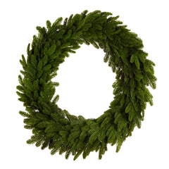 36” green cedar wreath