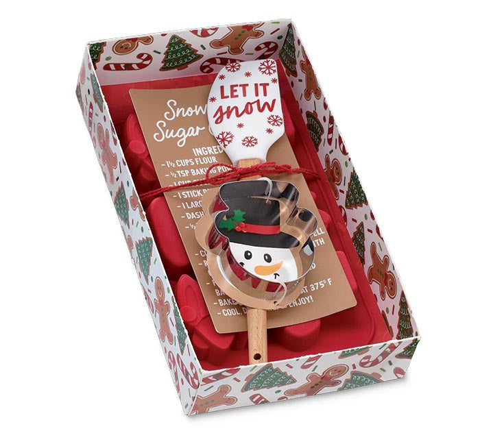 Snowman baking set
