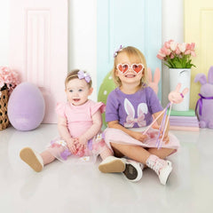 Bunny Bow Easter Short Sleeve T-Shirt