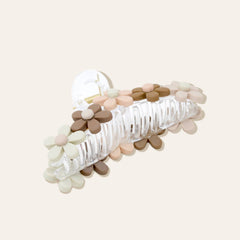Daisy Claw Clip - Natural