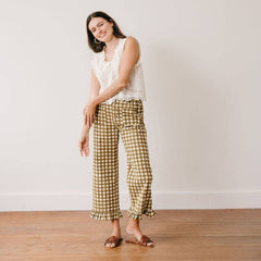 Painted Gingham Romy Pant