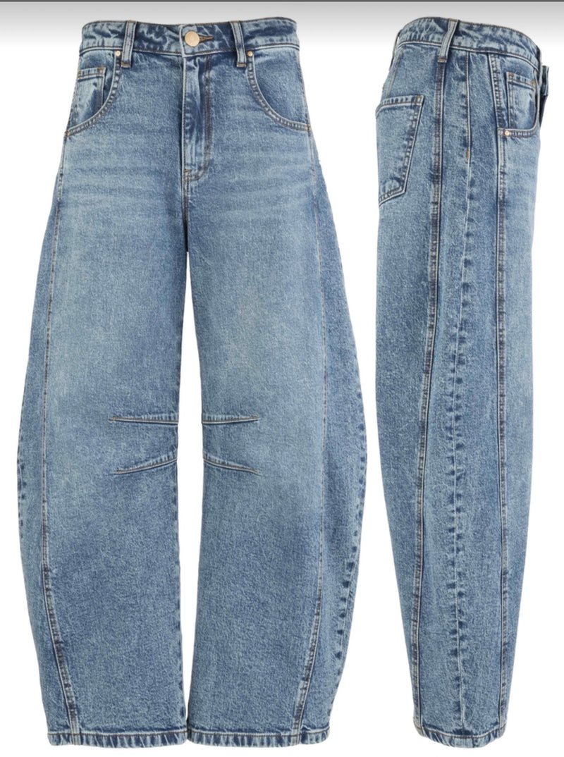 Ashlyn horseshoe Wide leg denim