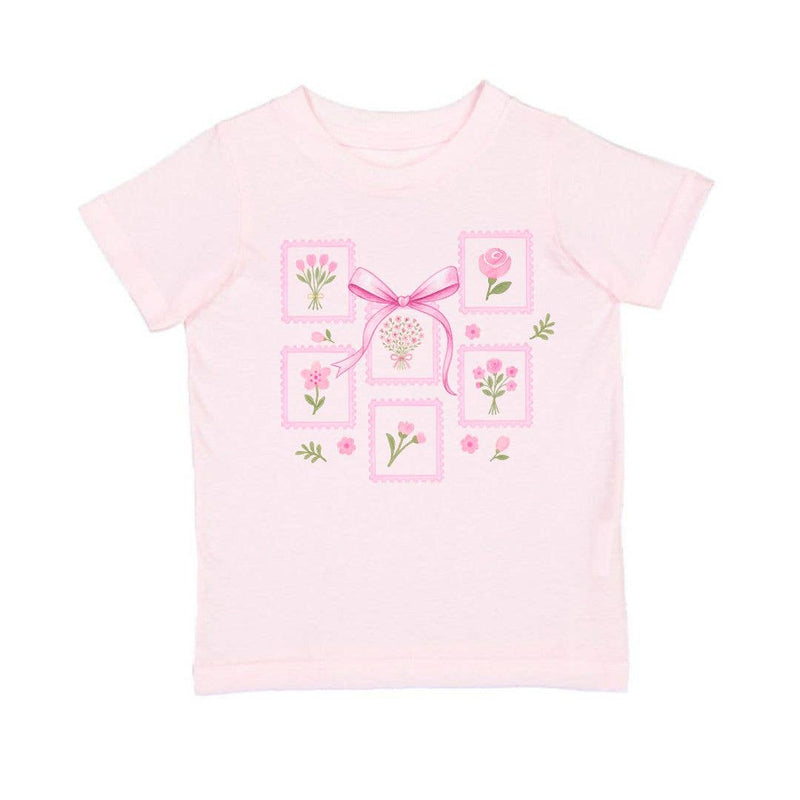 Bouquet Bow Short Sleeve T-Shirt