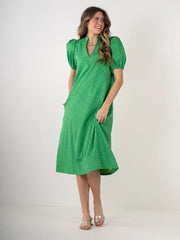 Hampton Dress- Fairway green