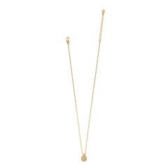 Illumina celeste dome gold necklace
