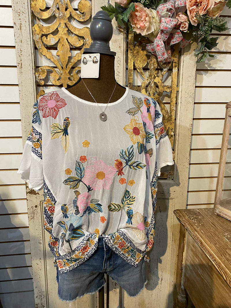 Mariafe blouse-White