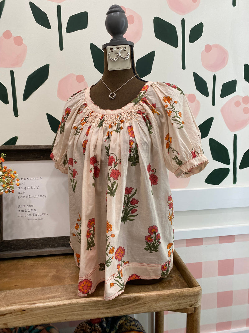 Smock and block top