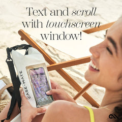 Waterproof Mini Phone Bucket Bag: Sand Dollar