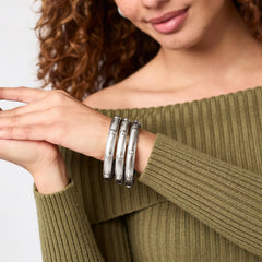 Solara Bangle- silver