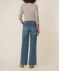 Maya High rise Wide leg pocket detail