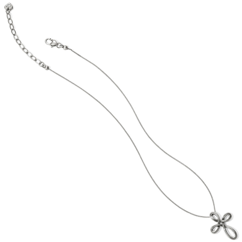 INTERLOCK PETITE CROSS NCKL