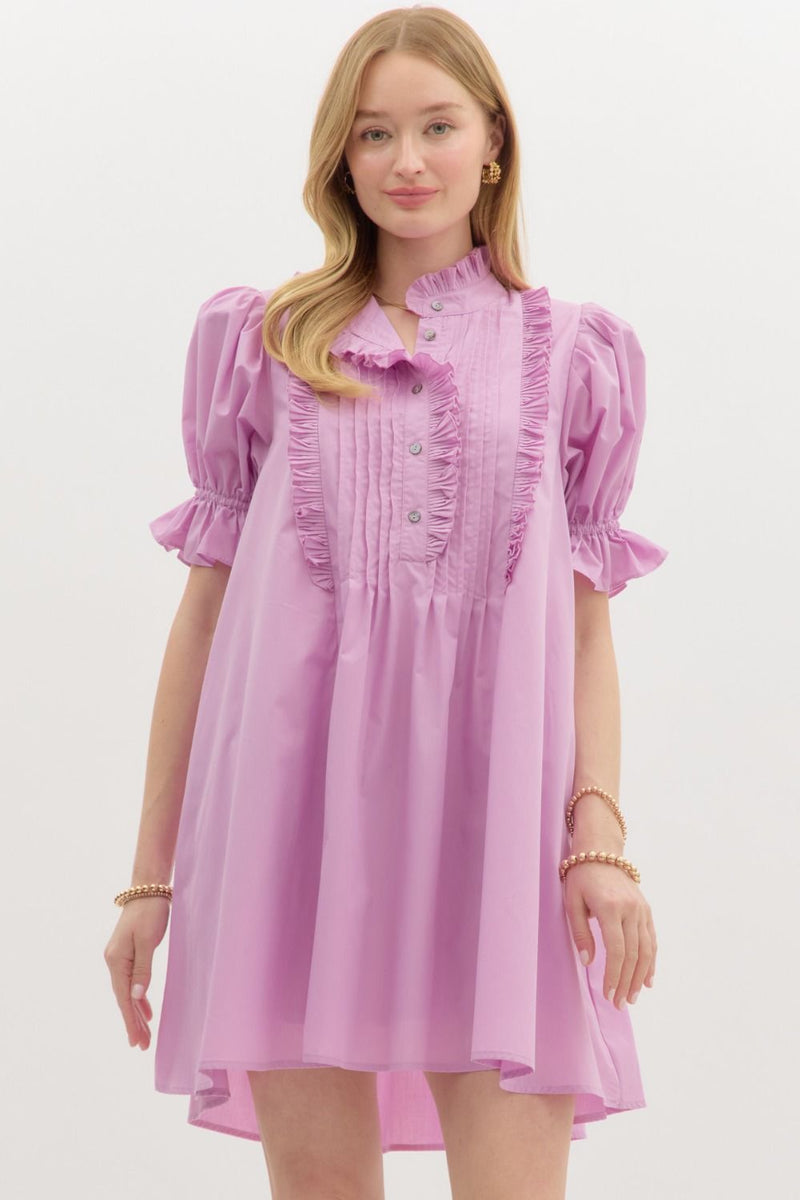 Lilac Ruffled dress