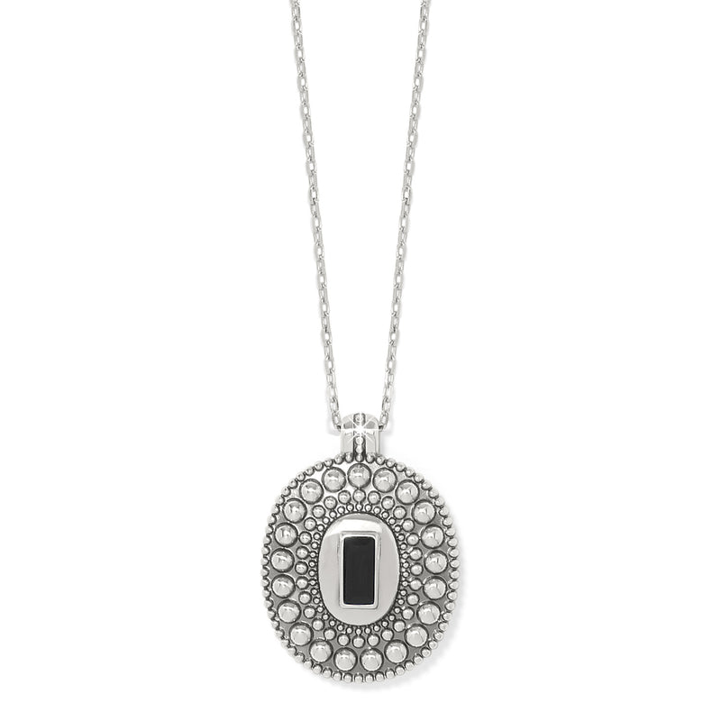 Pretty tough blk gem necklace