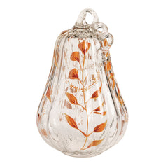 LG paint glass pumpkin sitter