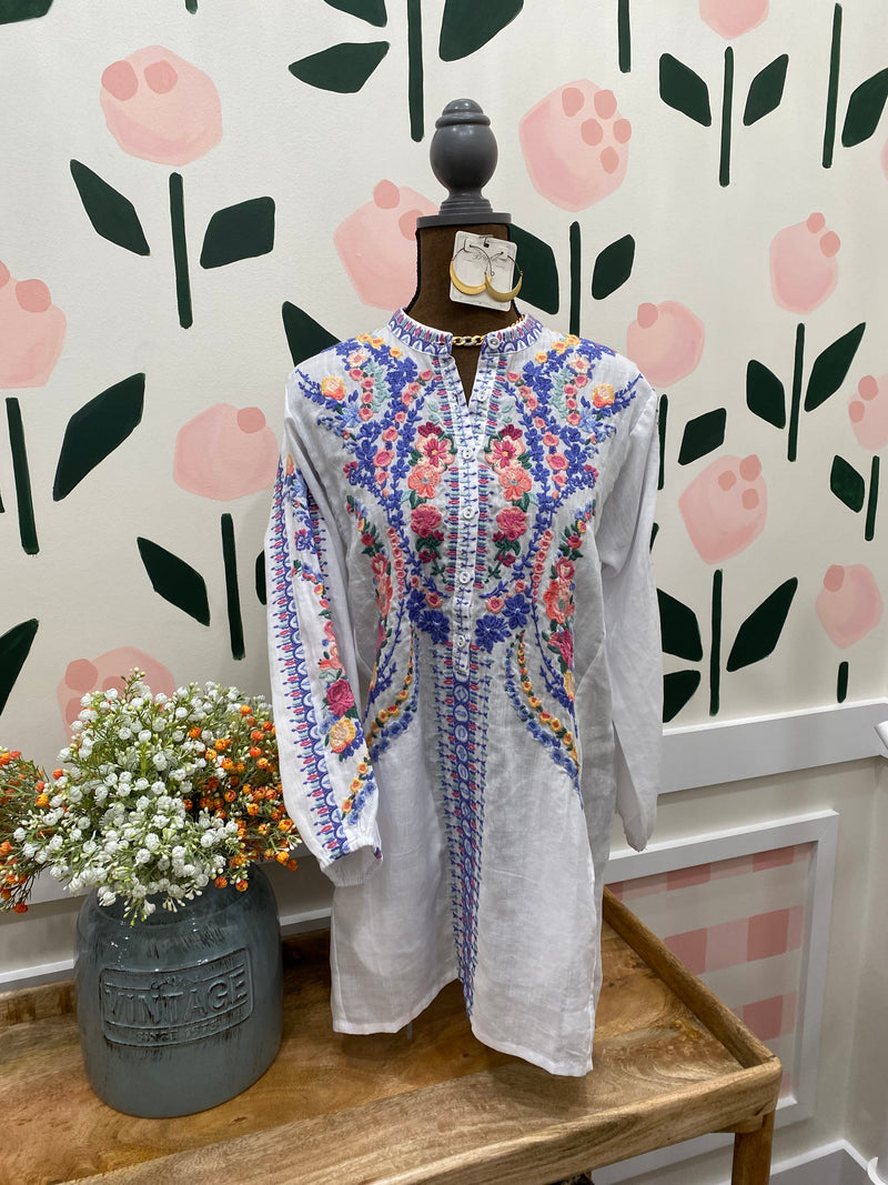 Henley blouse