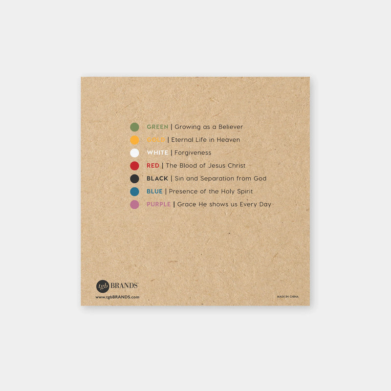 My salvation glass bead stretch bracelet