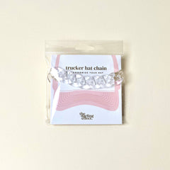Trucker Hat Chain-Acrylic Clear