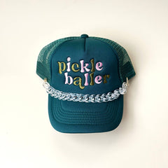 Trucker Hat Chain-Acrylic Clear