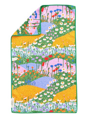 Happy Hills: Double-Sided Hand Towel: Multi / Hand Towel (17 in x 27 in)