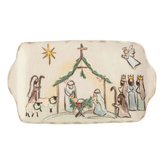 Nativity platter